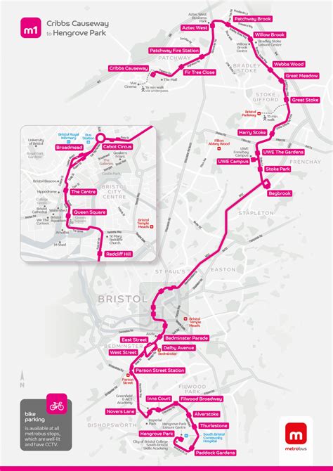 m1: Cribbs Causeway to Hengrove Park - WEST