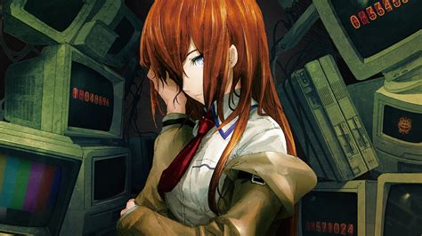 Bakgrundsbilder : anime, animeflickor, Makise Kurisu, steins Gate, serier, kostym, spel ...