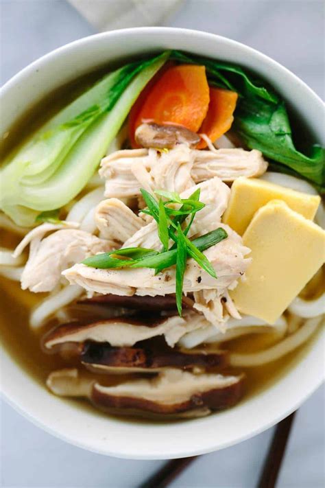 Chicken Udon Soup with Bok Choy | Recipe in 2020 | Chicken udon soup, Udon soup recipe, Chicken udon