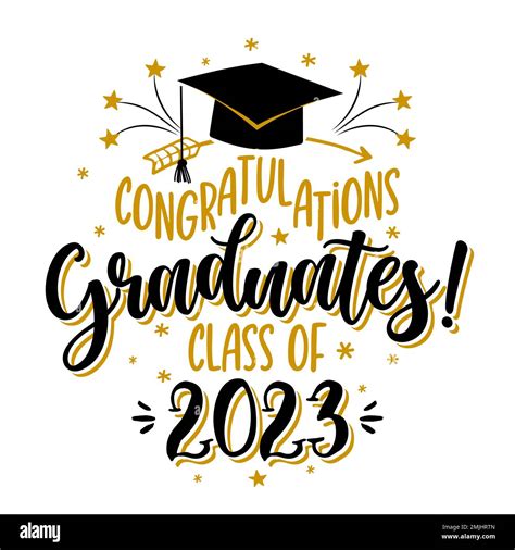 Congratulations Graduates Class of 2023 - badge design template in ...