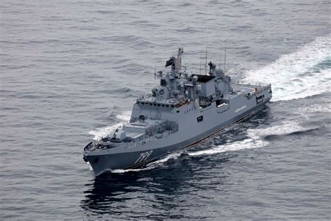 Russian frigate Admiral Makarov transits English Channel en route to ...