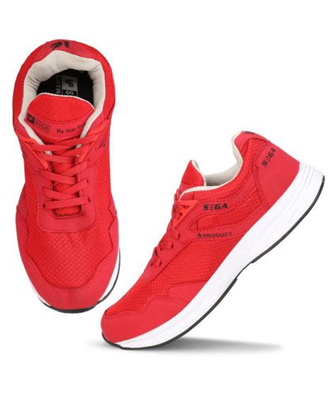 SEGA S-9 Red Indoor Court Shoes - Buy SEGA S-9 Red Indoor Court Shoes Online at Best Prices in ...