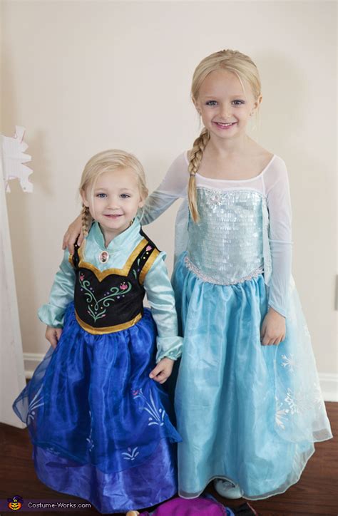 Frozen Anna and Elsa Costumes