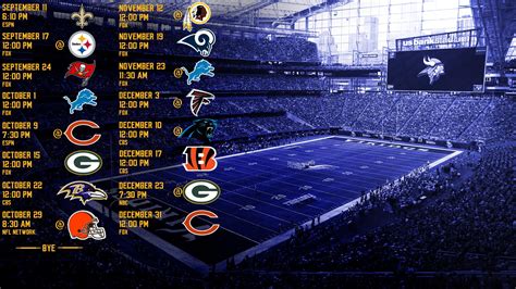 I had a go at making a Vikings schedule wallpaper for you guys. : minnesotavikings