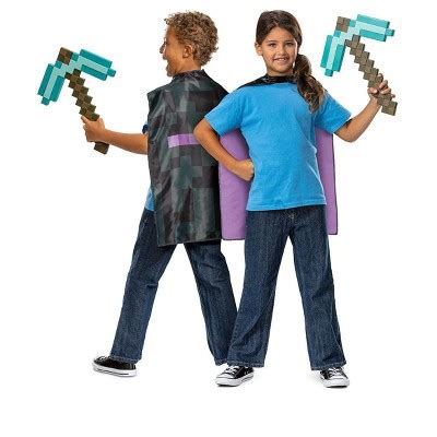 This is an ideal gift for family and friend - cheap Minecraft Pickaxe and Cape Set