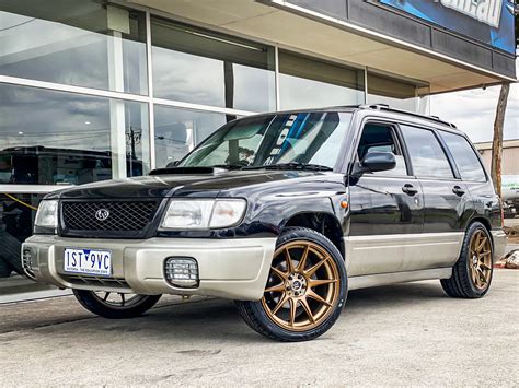 SUBARU FORESTER HUSSLA 027 BROWN BRONZE Wheel #4839