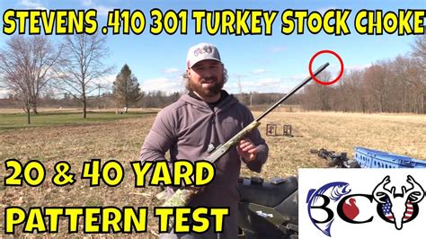 stevens 301 turkey stock choke 40 yard pattern test - TURKEY PATTERN ...