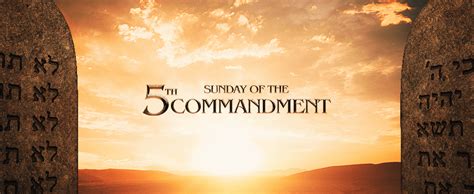 Sunday of the 5th Commandment - UCKG HelpCentre