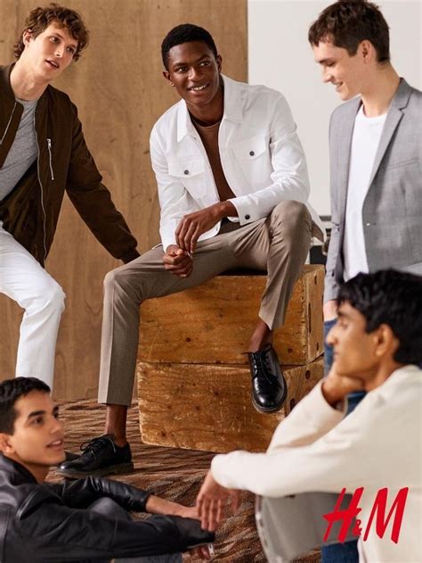 H&M Men Spring 2018 (H&M) | H&m men, Photography poses for men, Mens spring