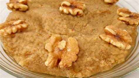 Oats & Nut Halwa - Oatmeal And Walnuts In A Yummy Halwa