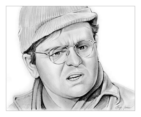 Gary Burghoff by Greg Joens [©2012] | Celebrity drawings, Celebrity caricatures, Realistic ...