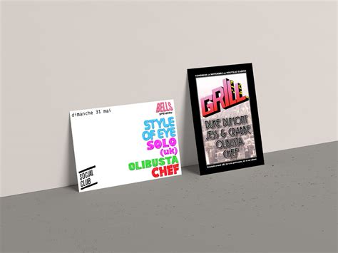 Club flyers :: Behance