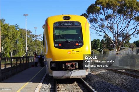 The Prospector Train At Merredin Station Stock Photo - Download Image Now - Australia, Rail ...