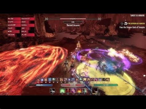 Veteran Sunspire Fire Boss Hard Mode - Harrowstorm - ESO - YouTube