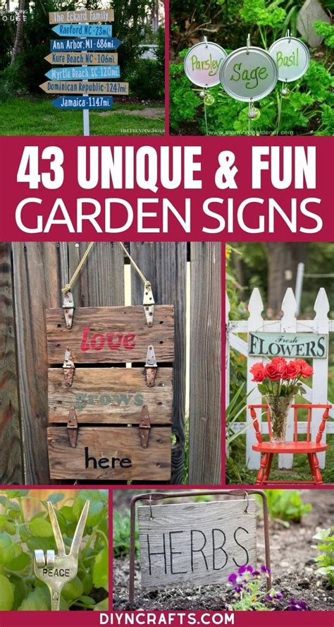 43 DIY Garden Signs to Beautify and Decorate Your Garden | Garden signs ...