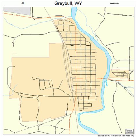 Greybull Wyoming Street Map 5633885