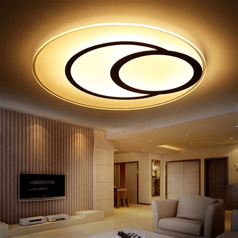 Super-thin Round Ceiling lights indoor lighting led luminaria abajur modern led ceiling lights ...