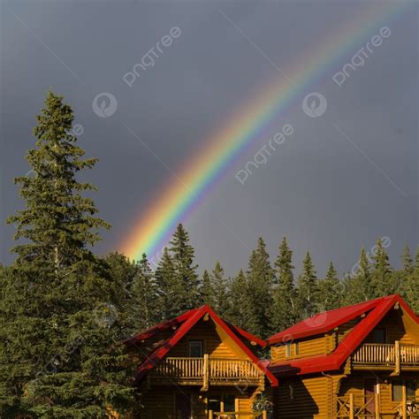 Rainbow Formation In The Sky Photo Background And Picture For Free Download - Pngtree