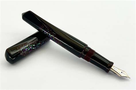 Nakaya Dorsal Fin Version 2 Amanogawa Milky Way Kuro-Tamenuri Fountain Pen