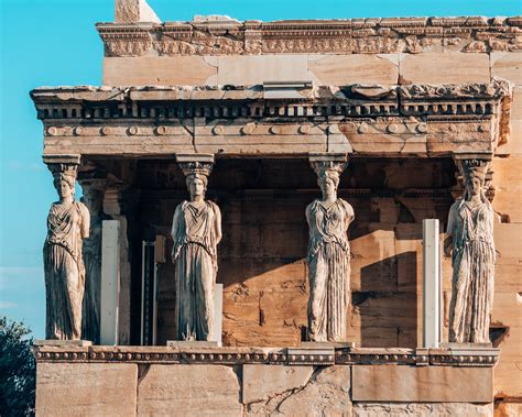 Erechteion statues Acropolis Athens Greece | We did it our way