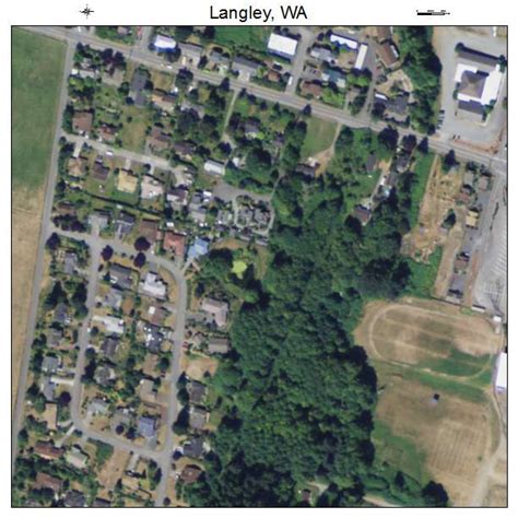 Aerial Photography Map of Langley, WA Washington