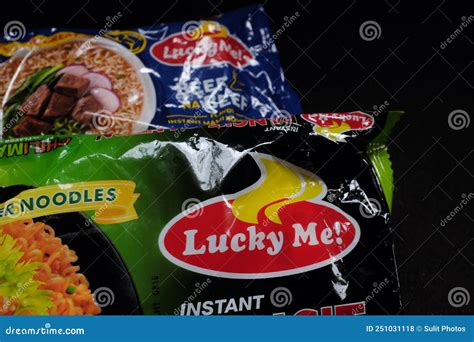 Manila, Philippines - July 07, 2022 : Product Shot Of Monde Nissin Lucky Me Instant Noodles ...