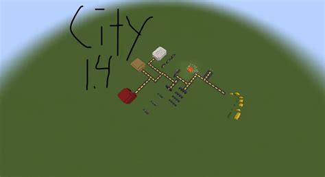 City 1.4 For Bedrock Minecraft Map