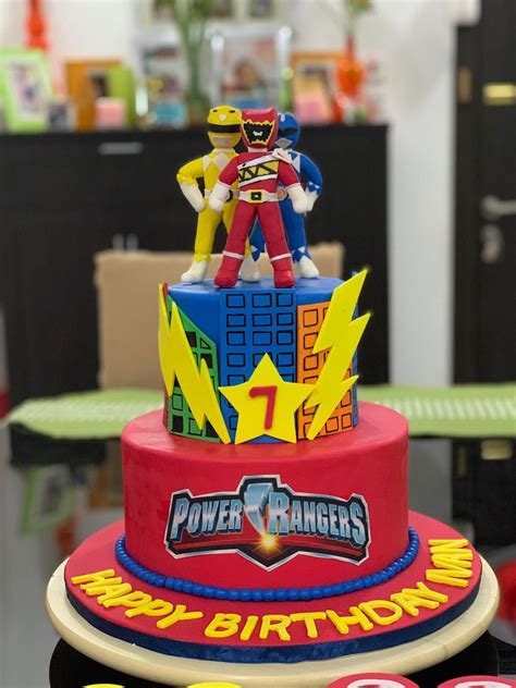 Power Ranger Cake | Power ranger birthday party, Power rangers birthday ...