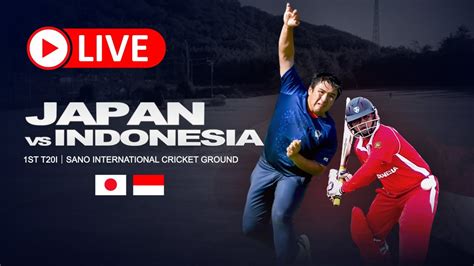 🔴 LIVE｜Japan vs Indonesia, 1st T20I – Men - YouTube