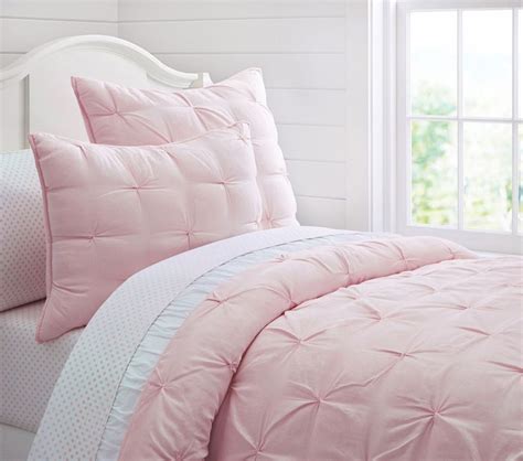 Audrey Quilted Bedding | Light pink bedding, Pink bedding, Bed