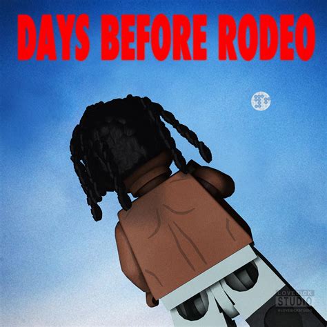 Travis Scott - Days Before Rodeo Lego Album Art Remake 🌑 (Insta: @LoveSickStudio) : r/travisscott