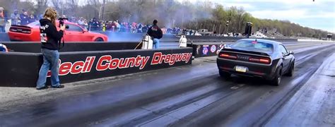 Dodge Demon vs. Dodge Demon Drag Race Brings a Surprise - autoevolution