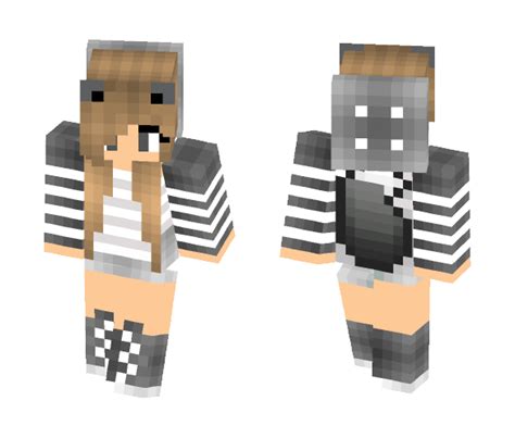 Download Cute wolf girl Minecraft Skin for Free. SuperMinecraftSkins