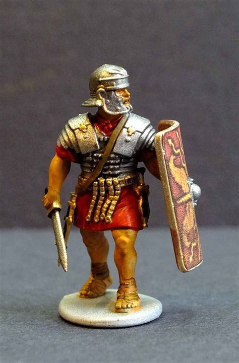 Early Imperial Roman legionary. 28mm Victrix figure painted by Bob ...