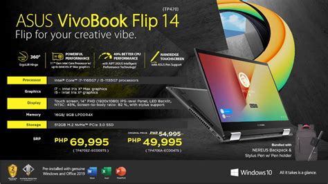 ASUS VivoBook Flip 14 Series Unveiled in PH, Priced