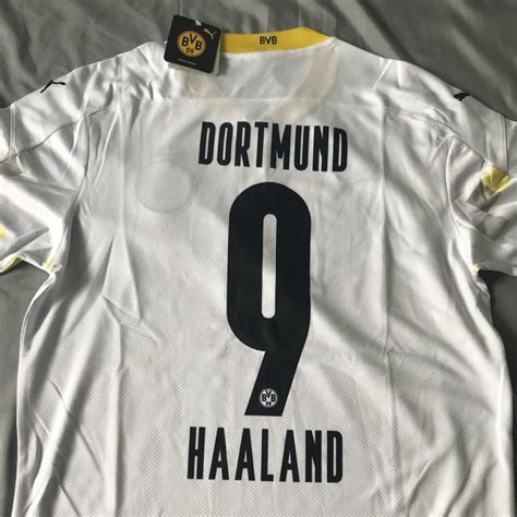 Erling Haaland #9 Jersey Dortmund 2020/2021 Third Football Soccer Men's ...