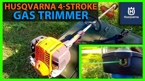 Husqvarna 324L 4-Stroke Gas Trimmer Test, Tutorial, & Review - Powerful Weed Eater - YouTube