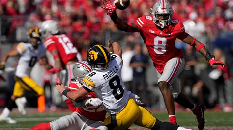 College football scores: Top 25 schedule, stats, TV info for Week 8