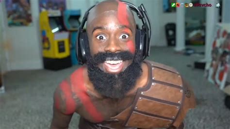 Kai Cenat preps for God of War Ragnarök with dancing Kratos cosplay - Dot Esports