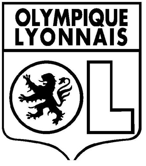 Logo Of Olympique Lyonnais Football Club Coloring Pages - Barry Morrises Coloring Pages