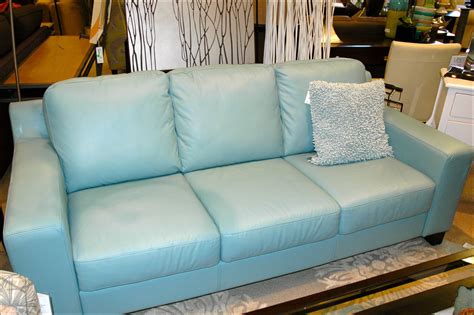 Pale Blue Leather sofa | Blue leather sofa, Blue leather couch, Light blue leather couch