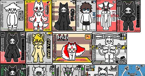 Changed, 2022, furry / Changed character cards pack #1 - pixiv