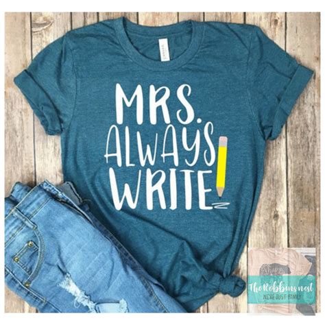 Teacher - Teacher Gift - Teacher Shirt - Writing Teacher - English Teacher - Teachers #Teacher # ...