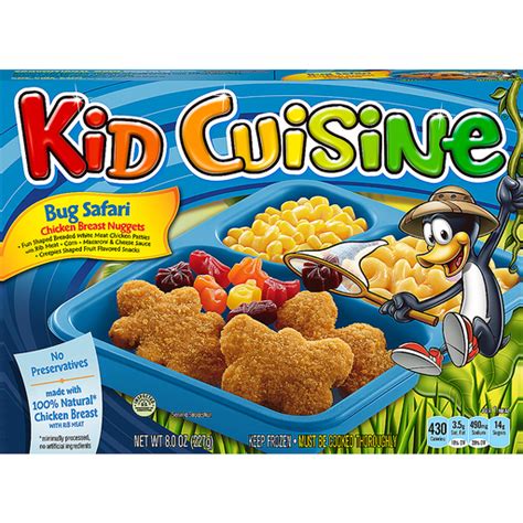 Kid Cuisine Chicken Breast Nuggets Frozen Meal With Pasta And Cheese ...