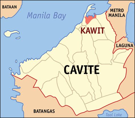 Kawit Cavite Map