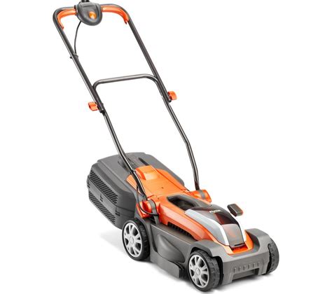 Buy FLYMO Mighti-Mo Cordless Rotary Lawn Mower - Orange & Grey | Free Delivery | Currys