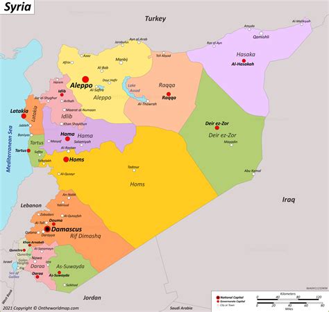 Syria Map | Detailed Maps of Syrian Arab Republic