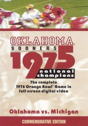 Best Buy: 1975 Oklahoma National Championship Game: Oklahoma vs ...