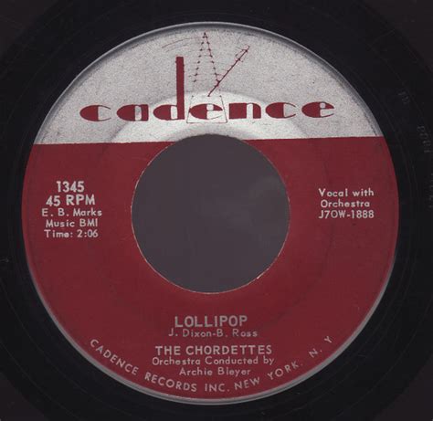 The Chordettes – Lollipop | Releases | Discogs