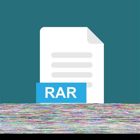 Rar Format File Icon Symbol Sign Doc Art Vector, Sign, Doc, Art PNG and Vector with Transparent ...